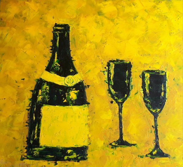 Шампанское в живописи