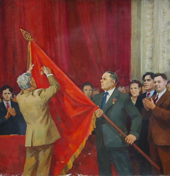 Брежнев на картинах художников