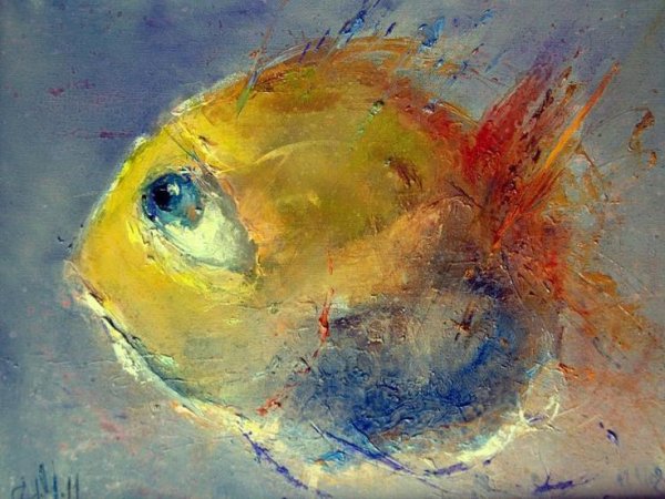 Картины Игоря Медведева рыбы