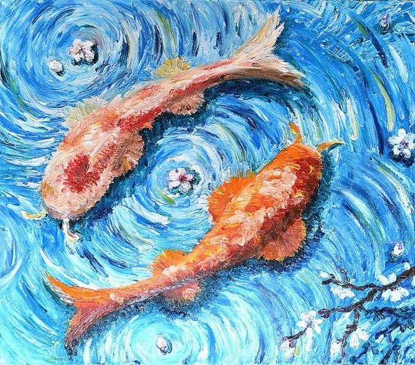 Айрис Скотт картины рыбки