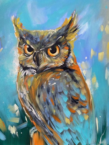 Совушка маслом