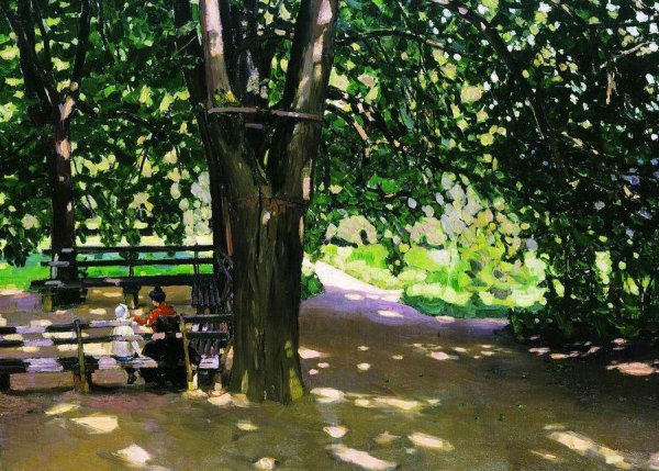 В тени лип. Демьяново. Васнецов