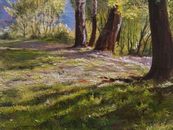 Пейзаж с липами