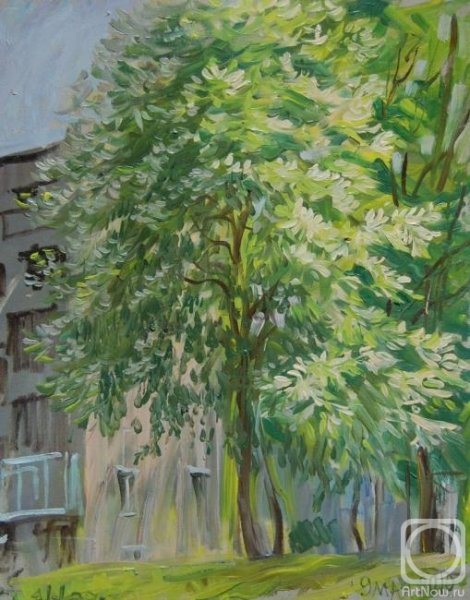 Цветущая липа в живописи