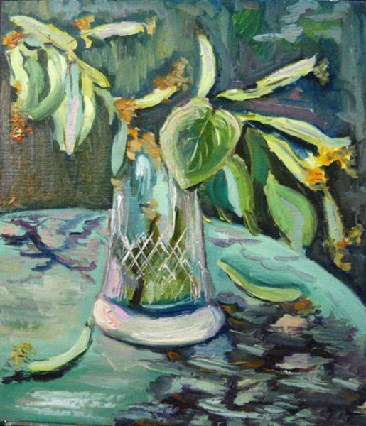 Цветущая липа в живописи