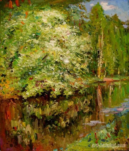 Пастозная живопись липа