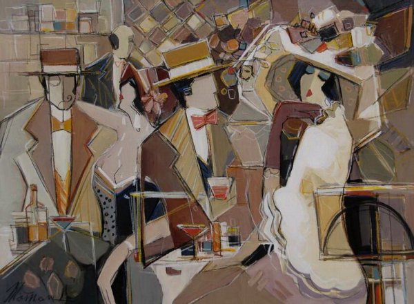 Художник Исаак кафе