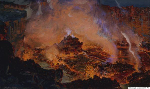 Извержение вулкана Везувий