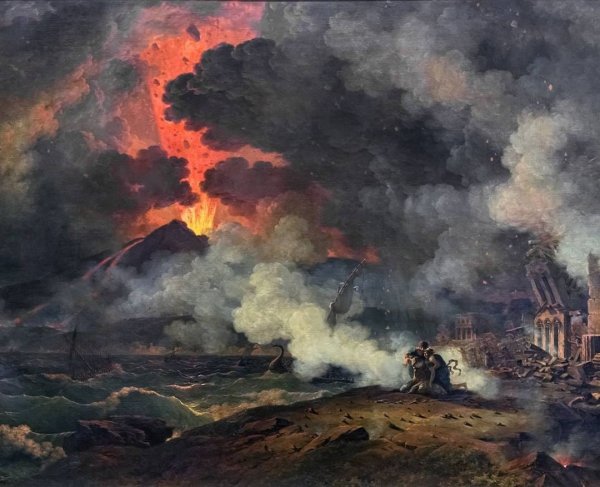 Пьер Волер извержение Везувия