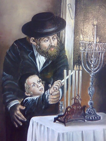 Ханукия в синагоге