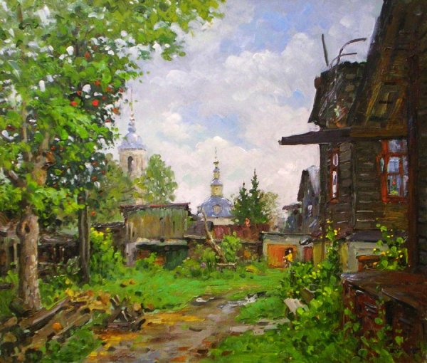 Муром. Зима. Художник Александр Александровский.