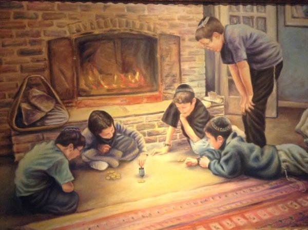 Герман Гольд - еврейский цикл картины