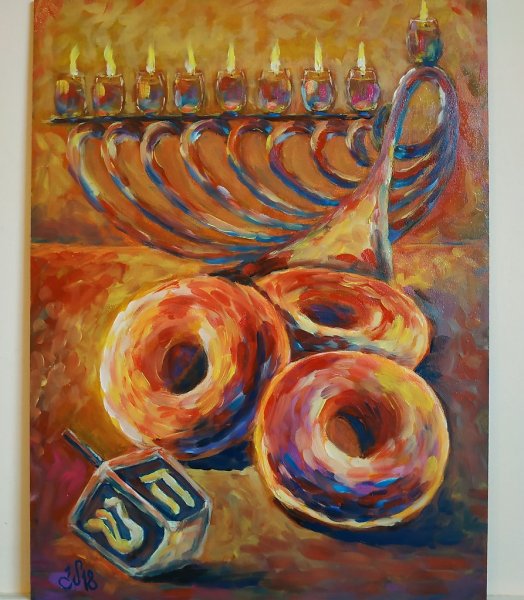 Alex Levin картины Ханука