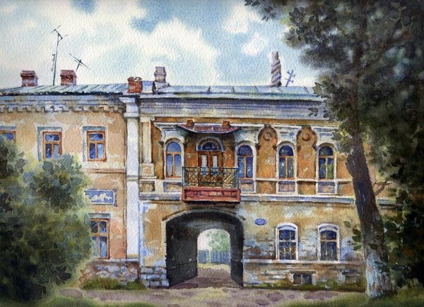 Ольга Ивлева акварельный Петербург