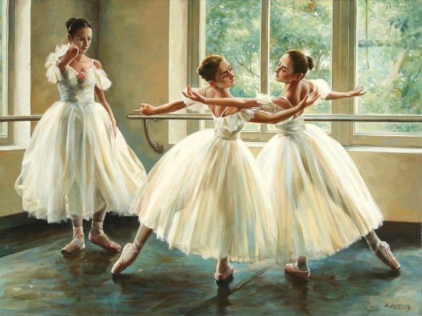 Александр Акопов художник картины балерина