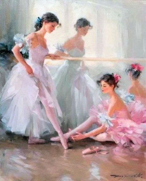 Художник Константин Разумов балерины