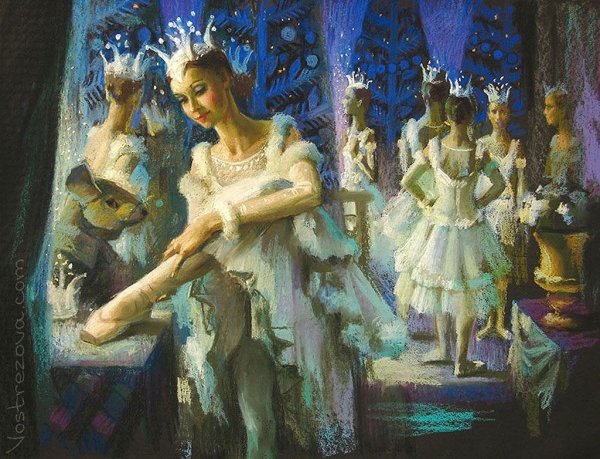 Анастасия Вострецова балет живопись