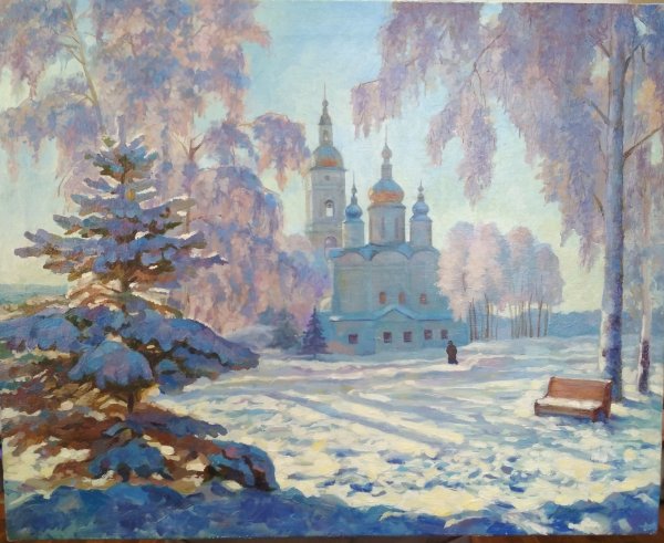 Картина Рождественское утро Нечитайло Сергей