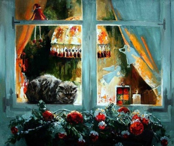 Художник Владимир Жданов. "Рождество".