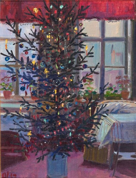 Александр Моравов Рождественская ёлка 1921