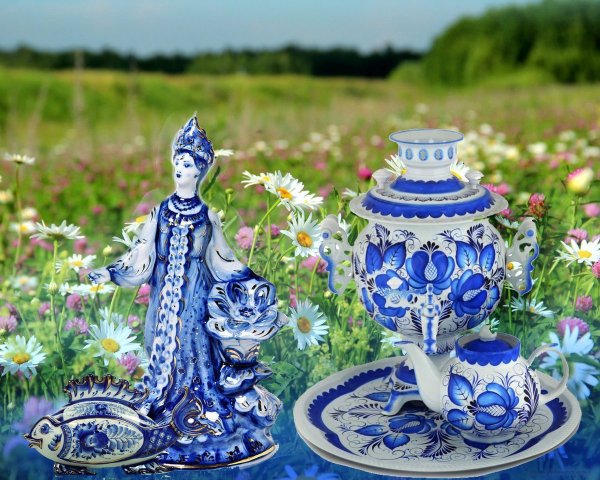 Народные промыслы России Гжель