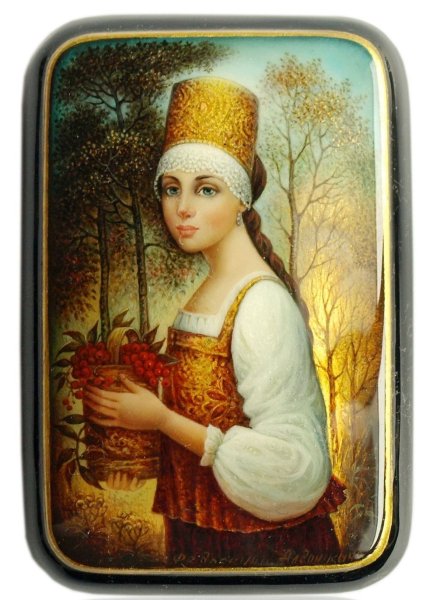 Лаковая миниатюра - художник Людмила Лыгина