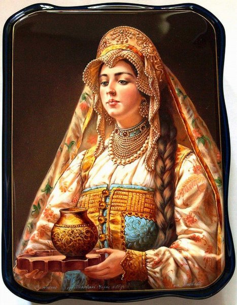 Федоскинская миниатюра портрет