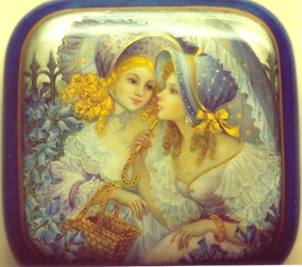 Миниатюра книжная Портретная и лаковая