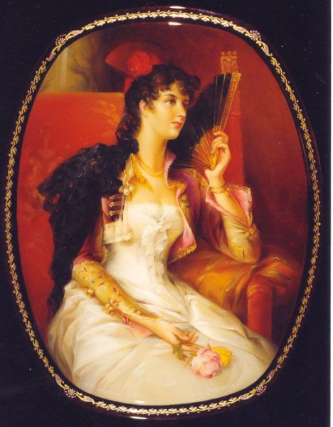 Белова Маргарита Федоскинская лаковая миниатюра