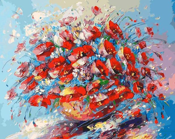 Живопись акрилом на холсте