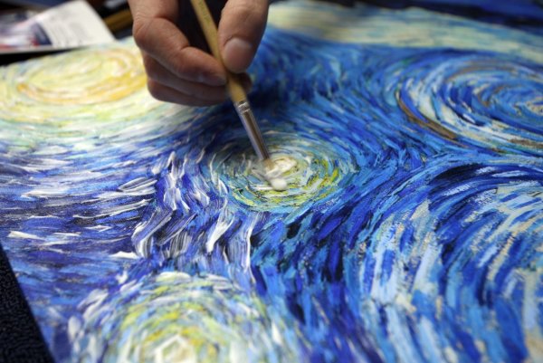 Рисование акрилом