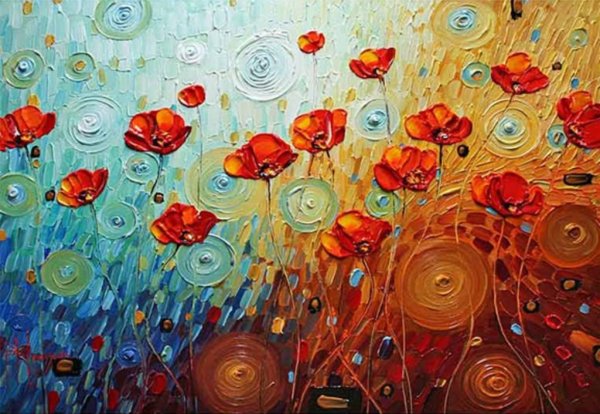 Рисунки акрилом