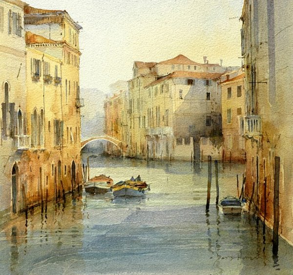 Художник Джон Сибсон акварель.