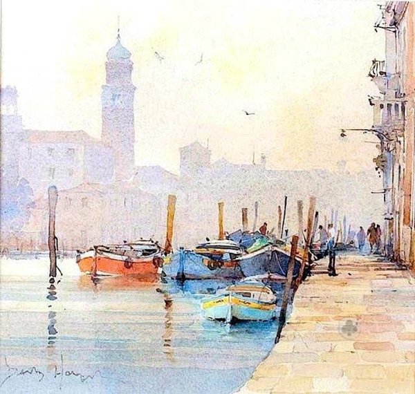 Дэвид Хоуэлл акварель