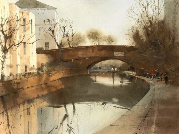 David Howell акварель Венеция