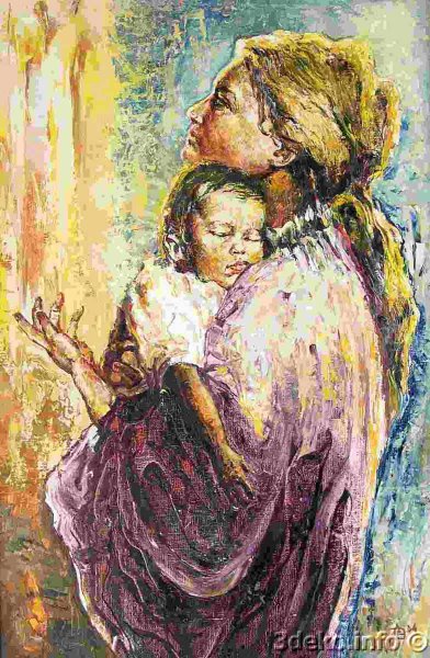 Мать художника Эдуард