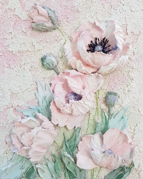 Мак скульптурная живопись