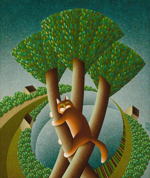 Живопись в синих тонах