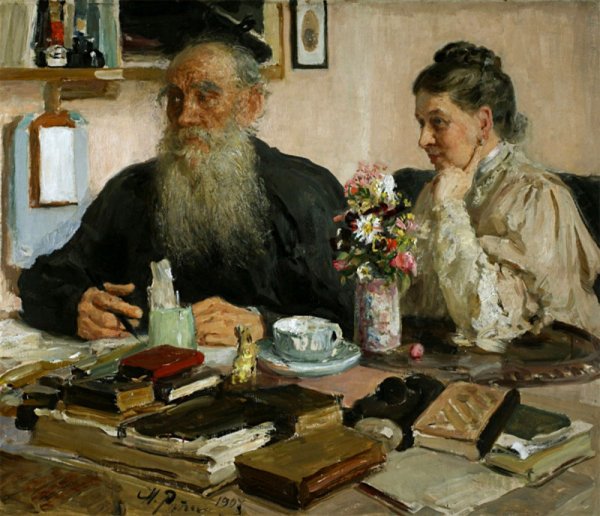 Портрет Льва Толстого Репин