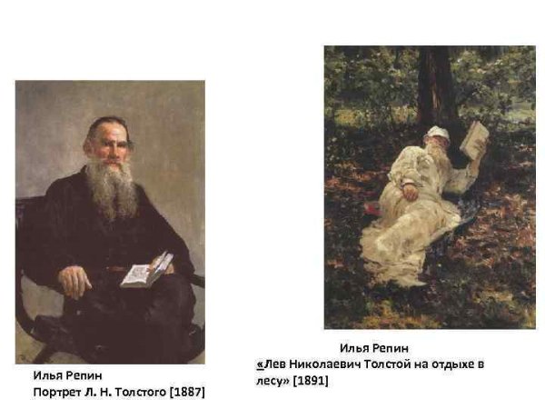 Илья Репин портрет л. н. Толстого (1887)