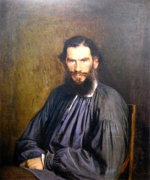 Портрет Льва Толстого Крамской