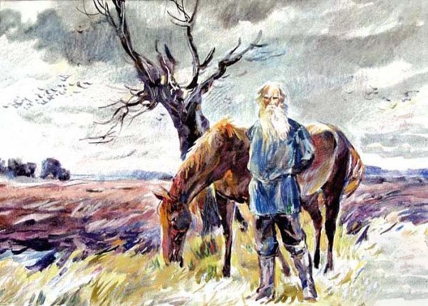 Картина Ясная Поляна толстой