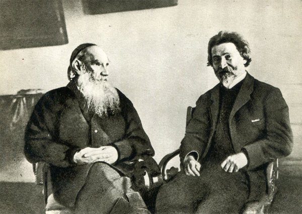 Толстой портрет Репина