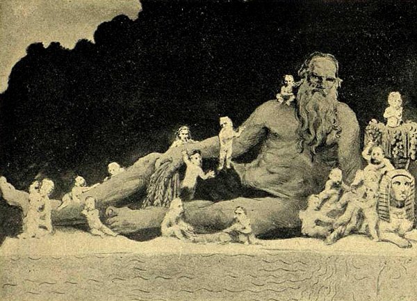 Лев толстой в аду фреска 1883