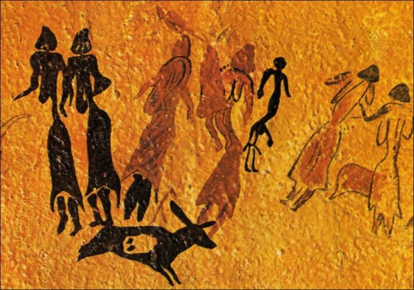 Танцующие женщины Когул Испания мезолит