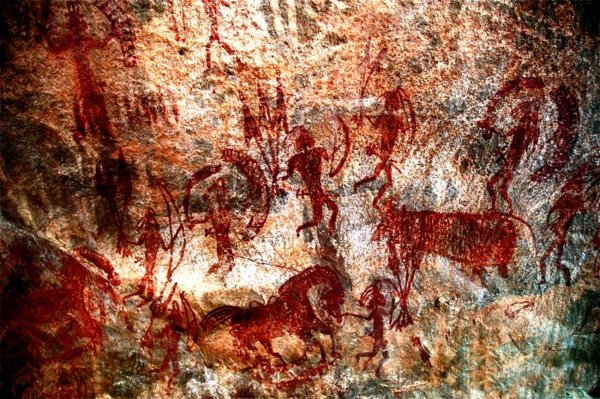 Скальные жилища Бхимбетка, Индия