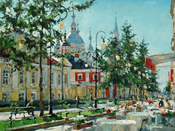 Павел Еськов городской пейзаж