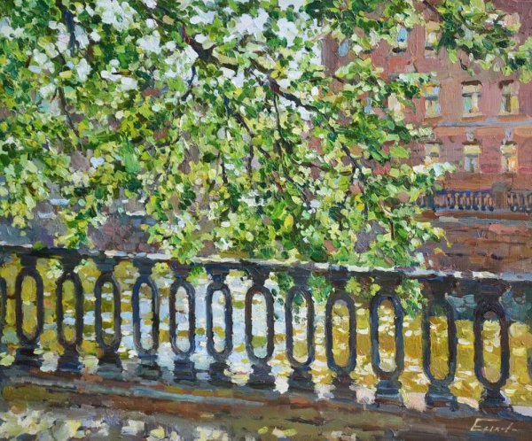 Художник Павел Еськов зима