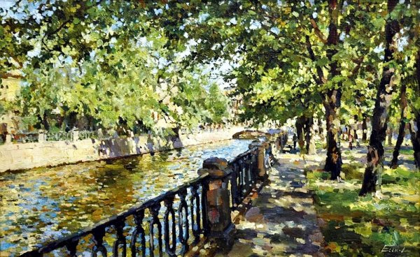 Павел Еськов художник картины Петербурга