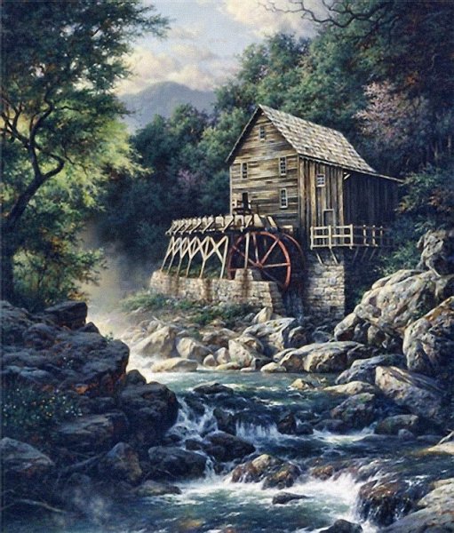 Томас Кинкейд водяная мельница